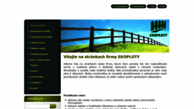 What Ekoploty.sk website looked like in 2022 (2 years ago)