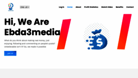 What Ebda3media.com website looked like in 2022 (3 years ago)