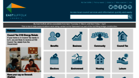 What Eastsuffolk.gov.uk website looked like in 2022 (2 years ago)
