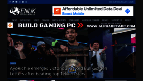 What Esports-news.co.uk website looked like in 2022 (3 years ago)