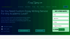 What Essaytyping.com website looked like in 2022 (2 years ago)