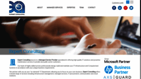 What Excon.be website looked like in 2022 (3 years ago)