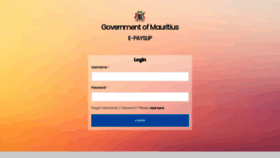 What Epayslip.govmu.org website looked like in 2022 (2 years ago)
