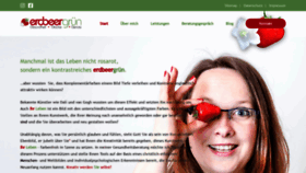 What Erdbeergruen.de website looked like in 2022 (2 years ago)