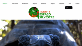 What Espacosilvestre.org.br website looked like in 2022 (2 years ago)