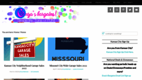 What Enzasbargains.com website looked like in 2022 (2 years ago)