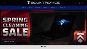 What Eluktronics.com website looked like in 2022 (2 years ago)