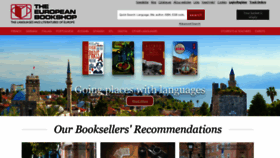 What Europeanbookshop.com website looked like in 2022 (2 years ago)