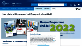 What Europa-lehrmittel.de website looked like in 2022 (2 years ago)