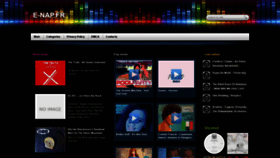 What E-nap.fr website looked like in 2022 (3 years ago)