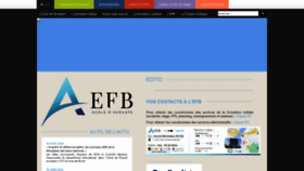 What Efb.fr website looked like in 2022 (2 years ago)