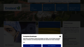 What Emsland.de website looked like in 2022 (2 years ago)