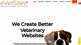 What Evetsites.net website looked like in 2022 (2 years ago)