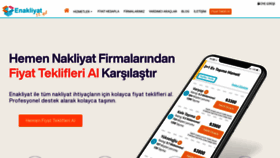 What Enakliyat.com.tr website looked like in 2022 (2 years ago)