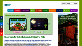 What Ecosystemforkids.com website looked like in 2022 (2 years ago)