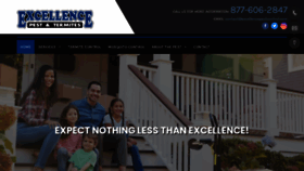 What Excellencepestcontrol.com website looked like in 2022 (2 years ago)