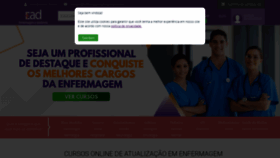 What Enfermagemadistancia.com.br website looked like in 2022 (2 years ago)