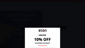 What Etoncorp.com website looked like in 2022 (2 years ago)