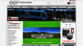 What Eepshopping.de website looked like in 2022 (4 years ago)