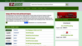 What Ezcouponsearch.com website looked like in 2022 (2 years ago)
