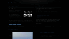 What Ericmmartin.com website looked like in 2022 (2 years ago)