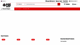 What Eraj.com website looked like in 2022 (3 years ago)