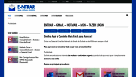 What Entrar.inf.br website looked like in 2022 (2 years ago)