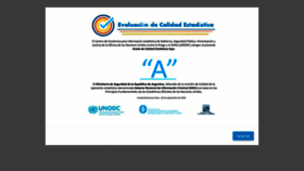 What Estadisticascriminales.minseg.gob.ar website looked like in 2022 (2 years ago)