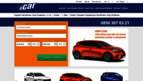 What Ecar.com.tr website looked like in 2022 (1 year ago)