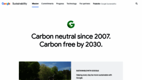 What Environment.google website looked like in 2022 (1 year ago)