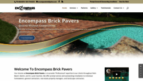 What Encompassbrickpavers.com website looked like in 2022 (1 year ago)