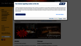What Erlebnisbergwerk.de website looked like in 2022 (1 year ago)
