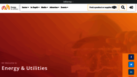 What Energy-utilities.com website looked like in 2022 (2 years ago)