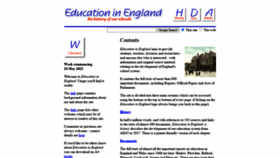 What Educationengland.org.uk website looked like in 2022 (1 year ago)