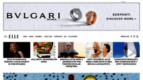 What Elle.cz website looked like in 2022 (3 years ago)