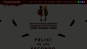 What Eurochocolate.com website looked like in 2022 (1 year ago)