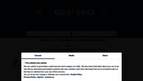 What Emojiterra.com website looked like in 2022 (1 year ago)