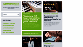 What Ecommercenews.co.nz website looked like in 2022 (1 year ago)