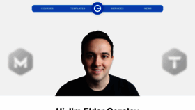 What Eldargezalov.com website looked like in 2022 (2 years ago)