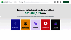What Element.market website looked like in 2022 (3 years ago)