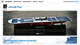 What Eportal.pwr.edu.pl website looked like in 2022 (1 year ago)