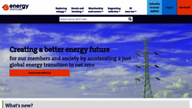 What Energyinst.org website looked like in 2022 (1 year ago)