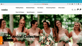 What Everisa.com website looked like in 2022 (3 years ago)