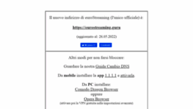 What Eurostreaming-nuovo-indirizzo.info website looked like in 2022 (1 year ago)