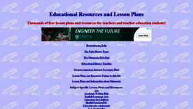 What Eds-resources.com website looked like in 2022 (1 year ago)