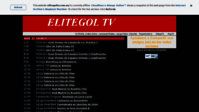 What Elitegoltv.com.es website looked like in 2022 (1 year ago)