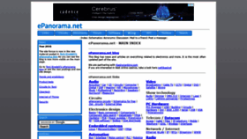 What Epanorama.net website looked like in 2022 (1 year ago)
