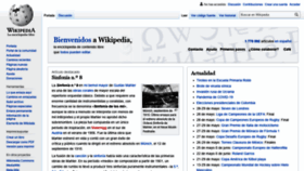 What Es.wikipedia.org website looked like in 2022 (1 year ago)