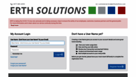 What Erthsolutions.com website looked like in 2022 (1 year ago)