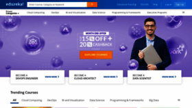 What Edureka.co website looked like in 2022 (1 year ago)